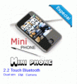 2,2 "Touch Screen 2 SIM 2 Standby 4 Band-Mini telefone móvel  Bluetooth FM Camera  Referencia-P05-H108